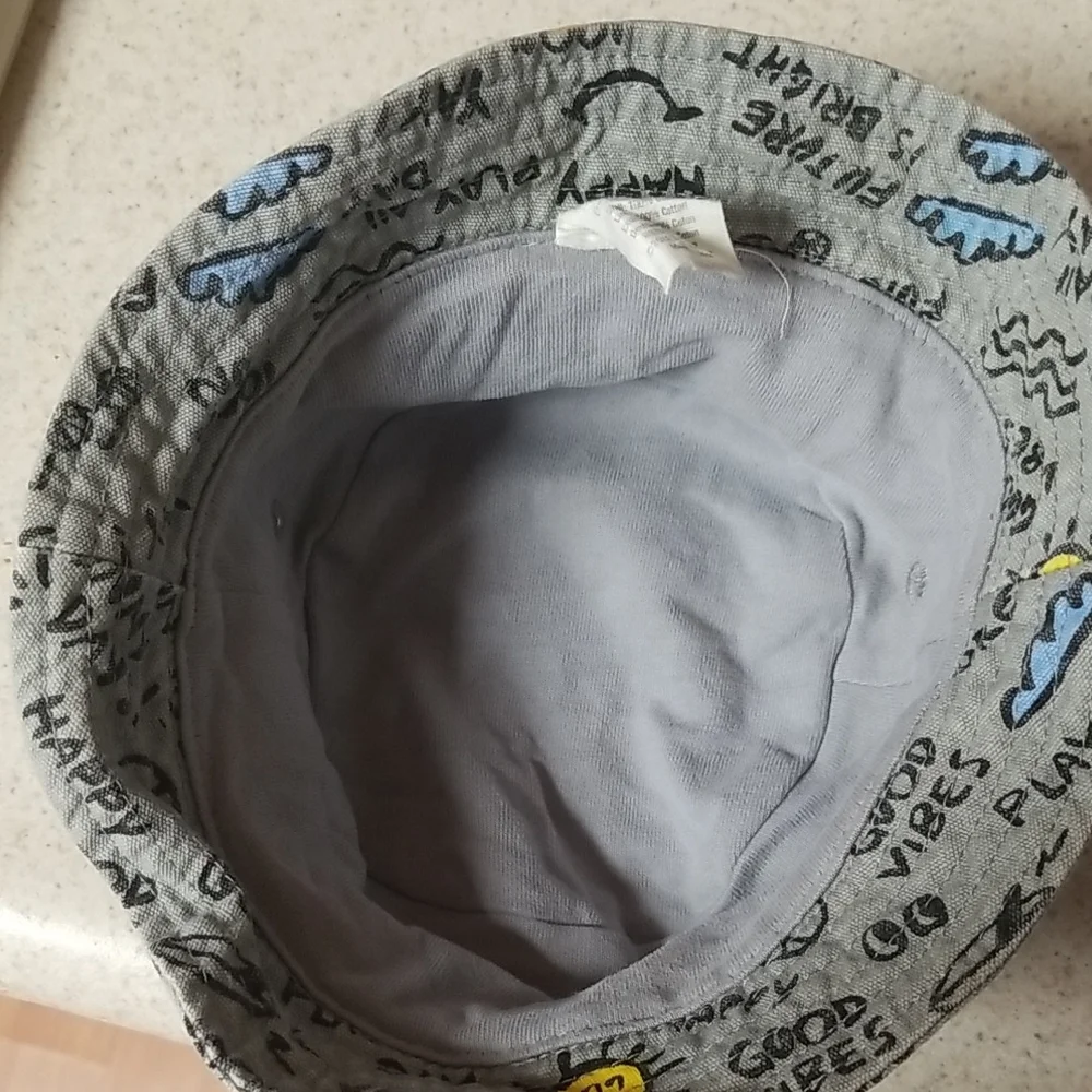 Gymboree Gray Hat with Playful Print